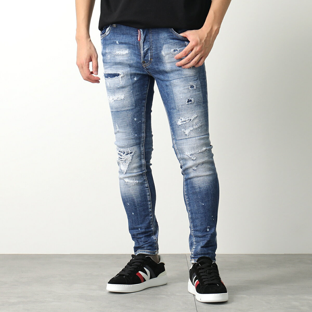 DSQUARED2 ディースクエアード ジーンズ SUPER TWINKY JEANS スーパートゥインキー S74LB1440 S30872 メンズ デニムパンツ ストレッチ 470【cp_ten】