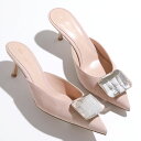 Gianvito Rossi ジャンヴィトロッシ ミュール JAIPUR MULE 55 G93009 55RIC CAM レディース ジェムストーン スウェード 5.5cm 靴 PEACH