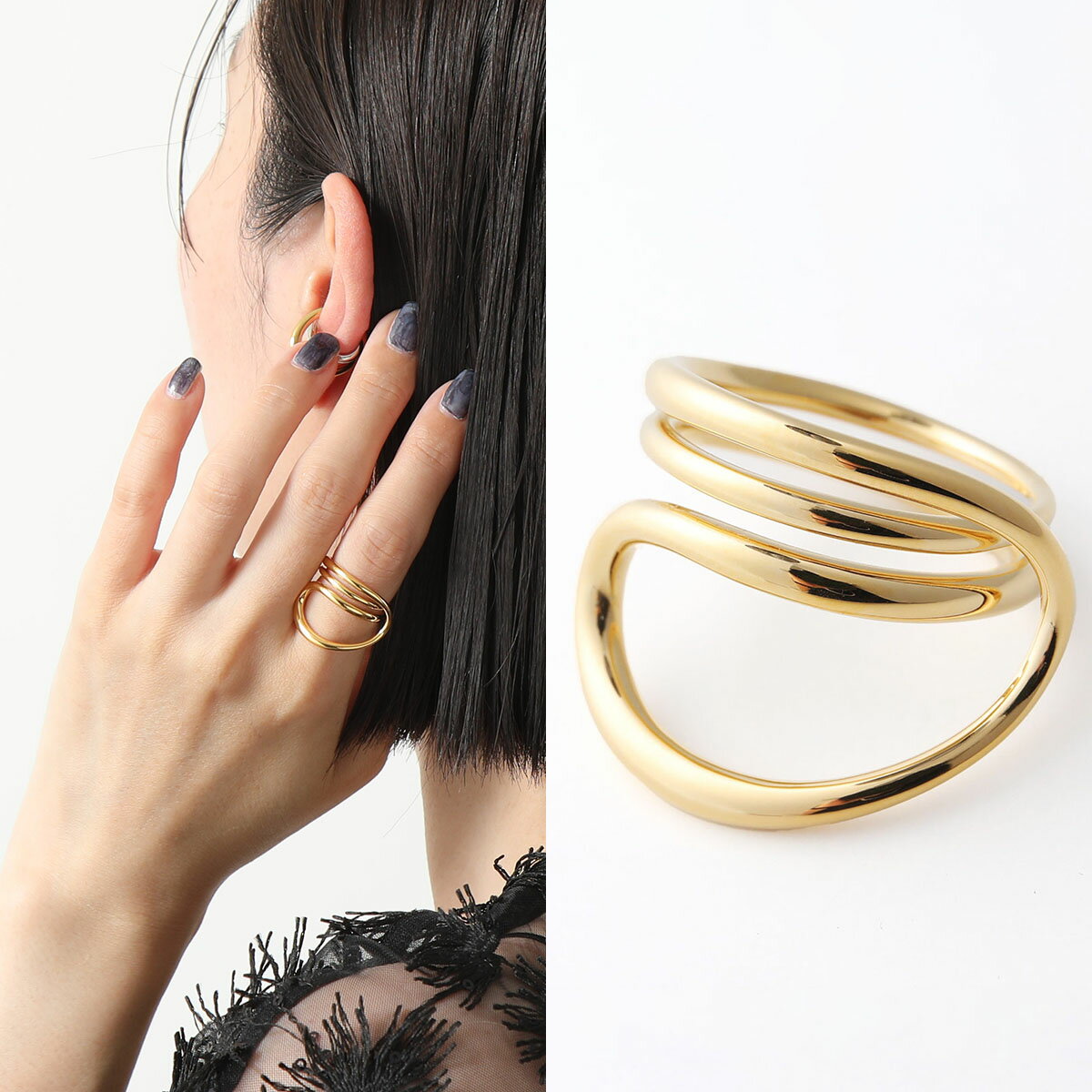 Charlotte Chesnais シャルロットシェネ リング BAGUE PETIT ROUND TRIP 21BA043VER レディース シルバー925 指輪 アクセサリー VERMEIL