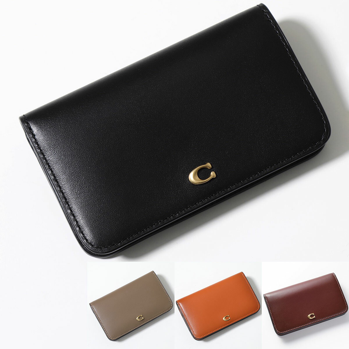 COACH コーチ カードケース C4818 レディース レザー コインケース 小銭入れ ミニ財布 パスケース 定期入れ カラー4色