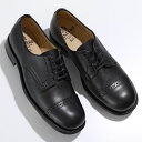 Sanders サンダース レザーシューズ Punched Cap Derby Shoe パンチド キャップ ダービー 1944BOW メンズ ビジネス 革靴 レースアップ 靴 Black【cp_ten】【po_fifth】