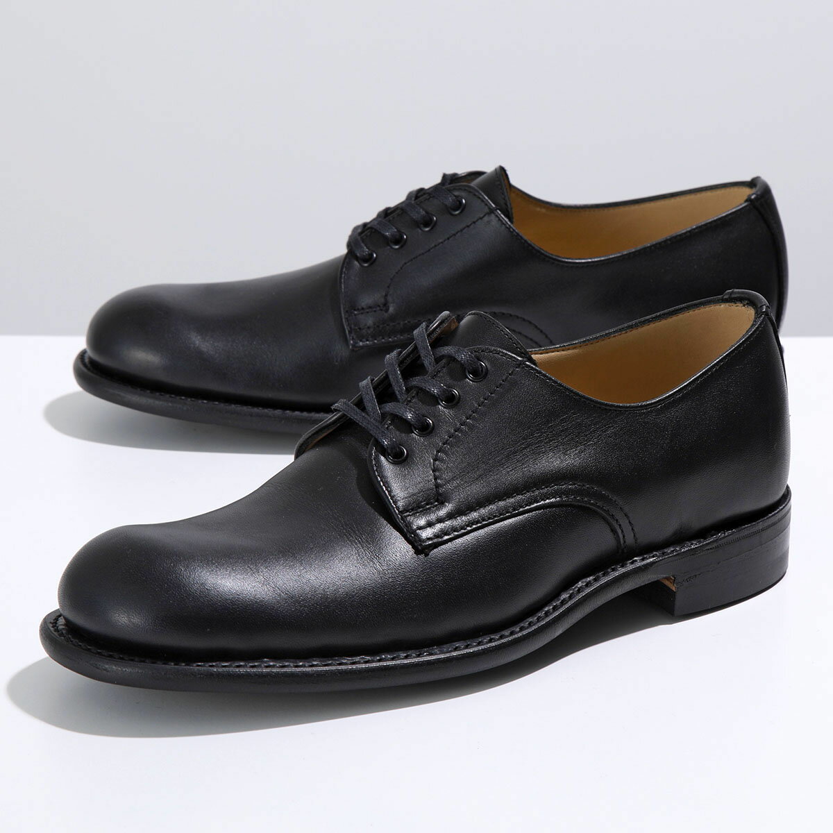 Sanders サンダース レザーシューズ Plain Toe Shoe プレーン トゥ 1945BOW メンズ ビジネス 革靴 レースアップ 靴 Black【po_fifth】