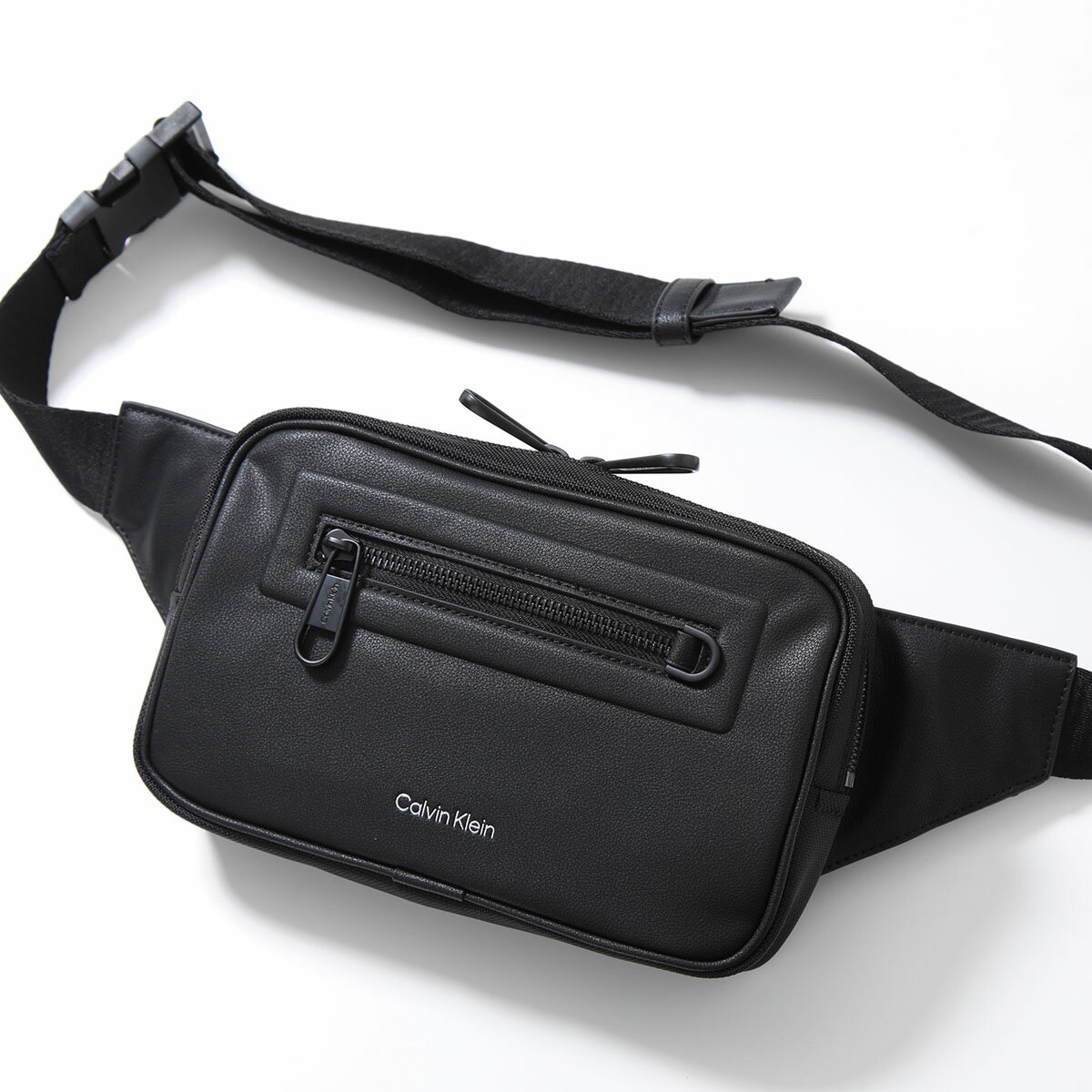 Calvin Klein カルバンクライン ボディバッグ CK ELEVATED WAISTBAG K50K511711 メンズ ロゴ ベルトバッグ ウエストポーチ 鞄 BEH/CK-BLACK【po_fifth】