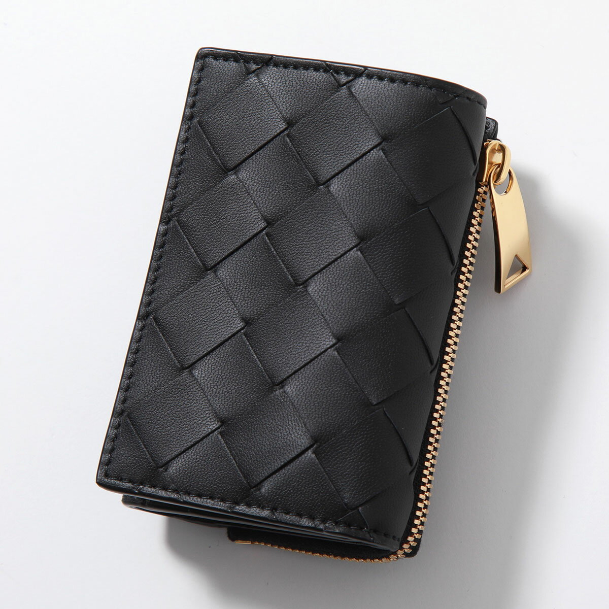 BOTTEGA VENETA ボッテガヴェネタ 三つ折り財布 690568 V3UH2 メンズ イントレチャート レザー 小銭入れあり ミニ財布 豆財布 8425のサムネイル