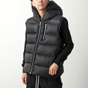 Rick Owens リックオウエンス ダウンベスト SEALED VEST RU02C7746 NPD4 メンズ フード付き ナイロン 胸ポケット 09/BLACK