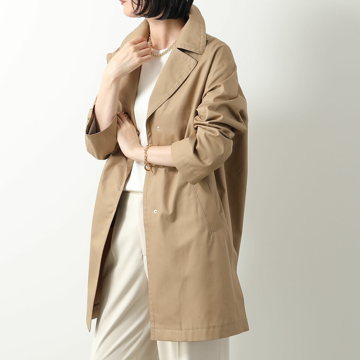 HERNO Rain Collection ヘルノ レイン コレクション トレンチコート DELON ＆ MONOGRAM CA000509D 13218 レディース 撥水 2000のサムネイル