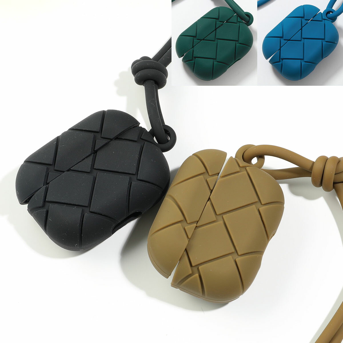 ボッテガヴェネタ BOTTEGA VENETA ボッテガヴェネタ イヤフォンケース 691715 V0EY0 メンズ AirPods Pro ケース イントレチャート ストラップ付き カラー4色