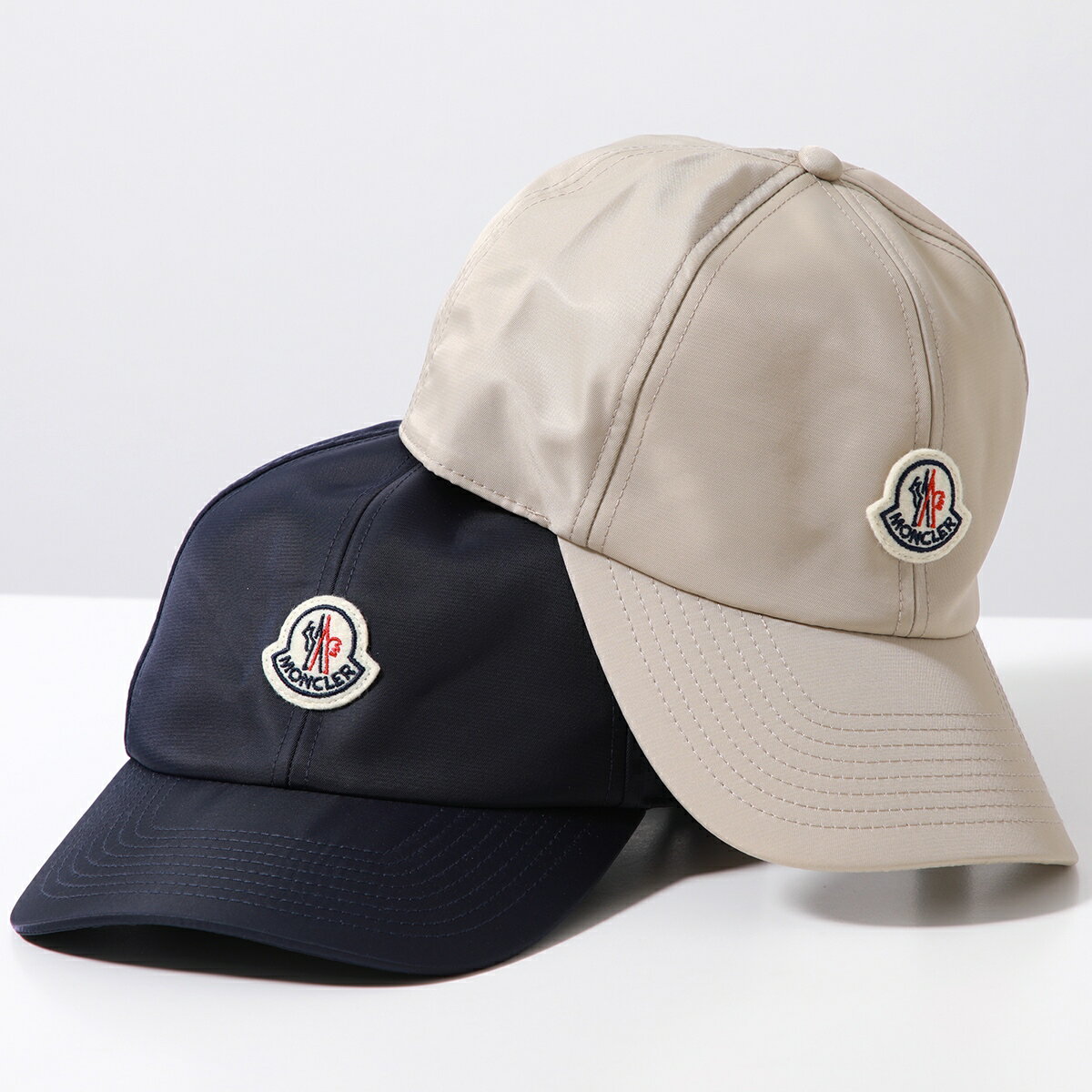 モンクレール 帽子 メンズ MONCLER モンクレール ベースボールキャップ 3B00001 0U282 レディース サテン ナイロン アイコンパッチ ロゴ刺繍 帽子 カラー2色【point5】