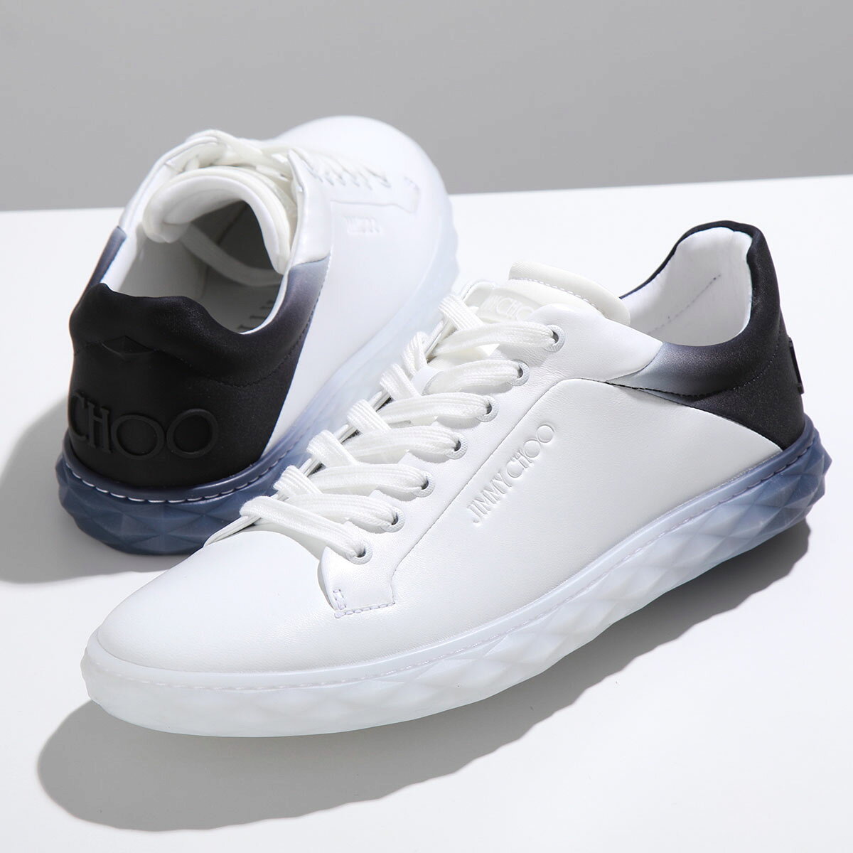 Jimmy Choo ジミーチュウ スニーカー DIAMOND LIGHT/M II BFA メンズ ローカット レザー シューズ 靴 V-WHITE/BLACK-MIX