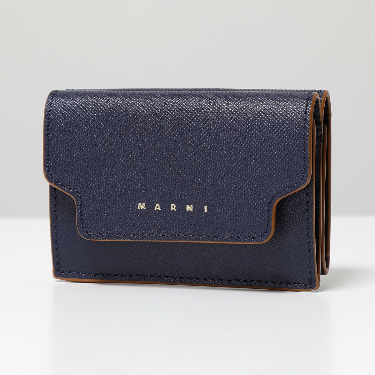 MARNI マルニ PFMOW02U07 LV520 レディース サフィアーノレザー 三つ折り財布 トリフォールドウォレット スモール ミニ財布 小銭入れ付き カラー9色のサムネイル