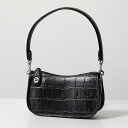 COACH コーチ ハンドバッグ スウィンガー 20 CP024 レディース クロコダイル型押し レザー クラッチバッグ 鞄 LHBLK/LH-BLACK