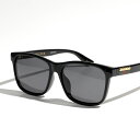 GUCCI グッチ サングラス GG0746SA メンズ ウェリントン型 アジアンフィット メガネ 眼鏡 ロゴ 001/BLACK-BLACK-GREY