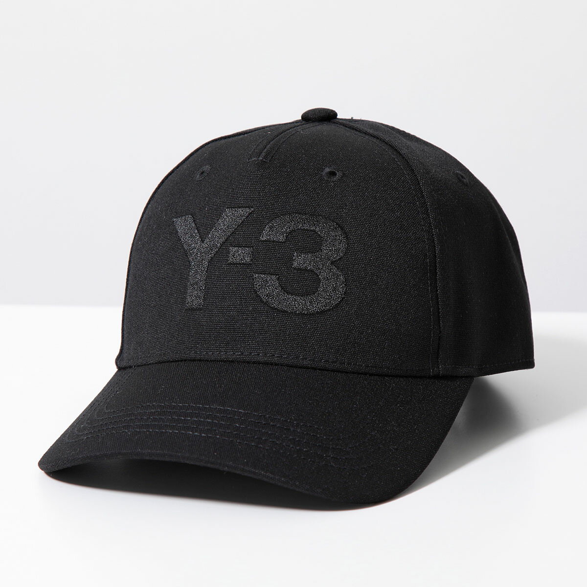 Y-3 ワイスリー ベースボールキャップ LOGO CAP IY0104 メンズ ロゴ刺繍 ポリエステル 帽子 BLACK/BLACKのサムネイル