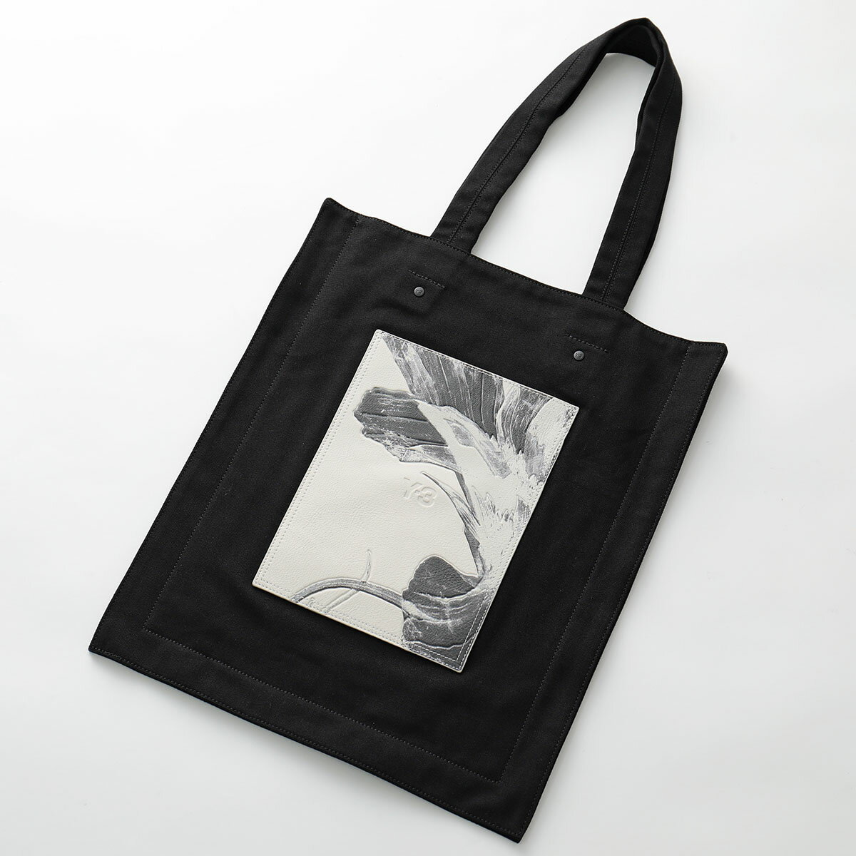 Y-3 CX[ g[gobO FLORAL TOTE t[ IN2408 Y RbgLoX S t[   BLACK