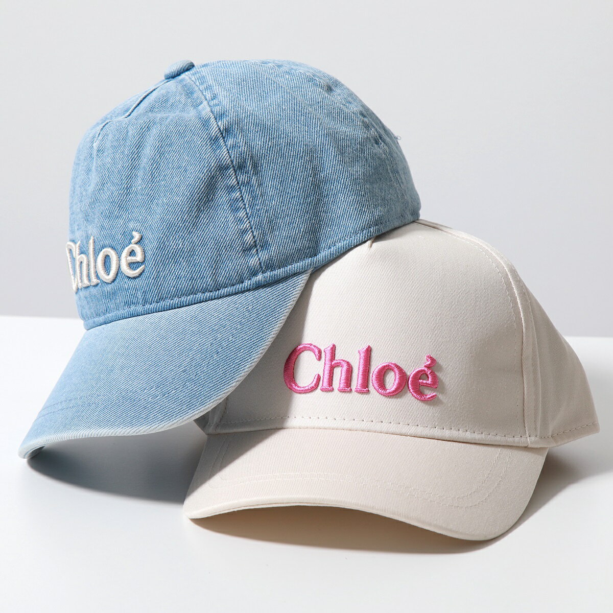 Chloe Kids クロエ キッズ べーズボールキャップ HEADWEAR ACCESSORY C20049 C20183 ガールズ ロゴ刺繍 帽子 カラー2色