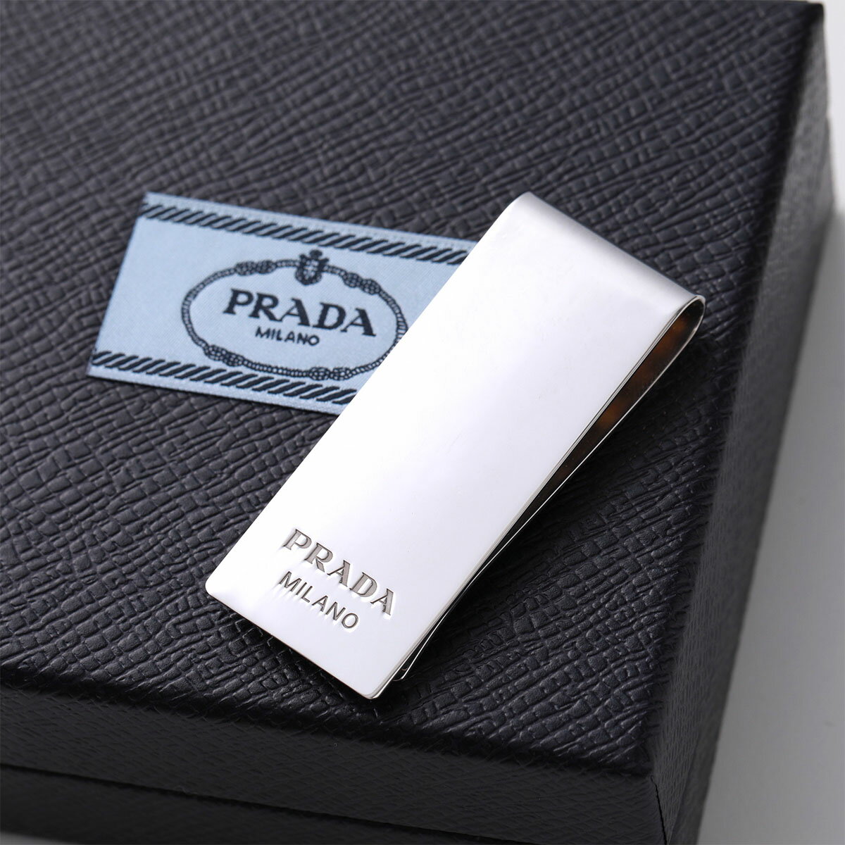 プラダ マネークリップ PRADA プラダ マネークリップ 2RC014 119 メンズ ロゴ シルバー925 silver925 F0118/ARGENTO