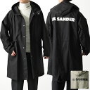 JIL SANDER ジルサンダー ロングコート J23AA0008 J45070 メンズ フード付き フーディ コットンポプリン パーカー ロゴ カラー2色【cp_ten】【po_fifth】