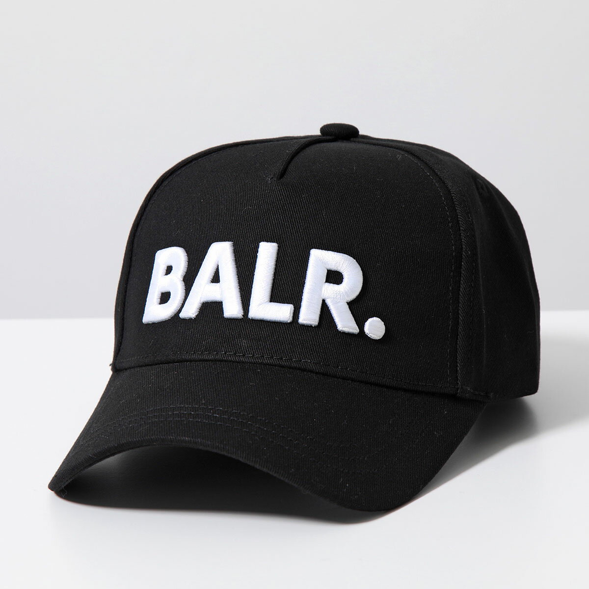 BALR. ボーラー ベースボールキャップ Game Day Cotton Cap B6110.1063 メンズ 立体ロゴ刺繍 コットン 帽子 Jet-Black