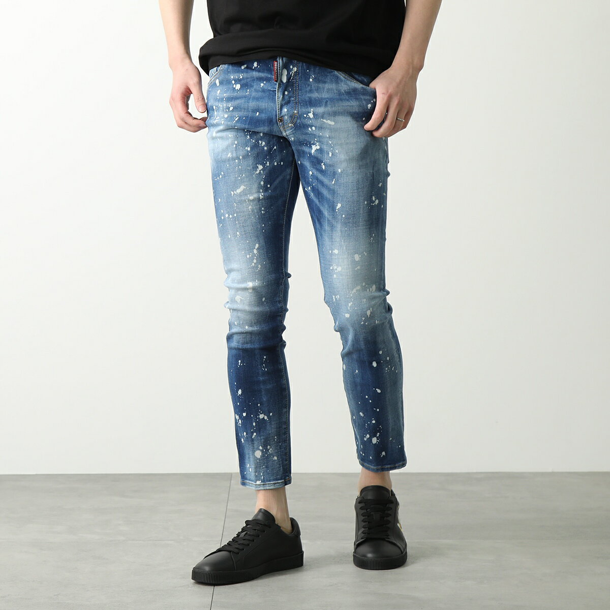 DSQUARED2 ディースクエアード ジーンズ Skater Jean S71LB1391 S30816 メンズ デニム スリム ストレッチ Gパン 470