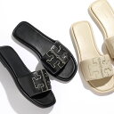 TORY BURCH トリーバーチ サンダル DOUBLE T SPORT SLIDE ダブルT スポーツ 79985 レディース レザー フラット シューズ 靴 カラー2色【po_fifth】