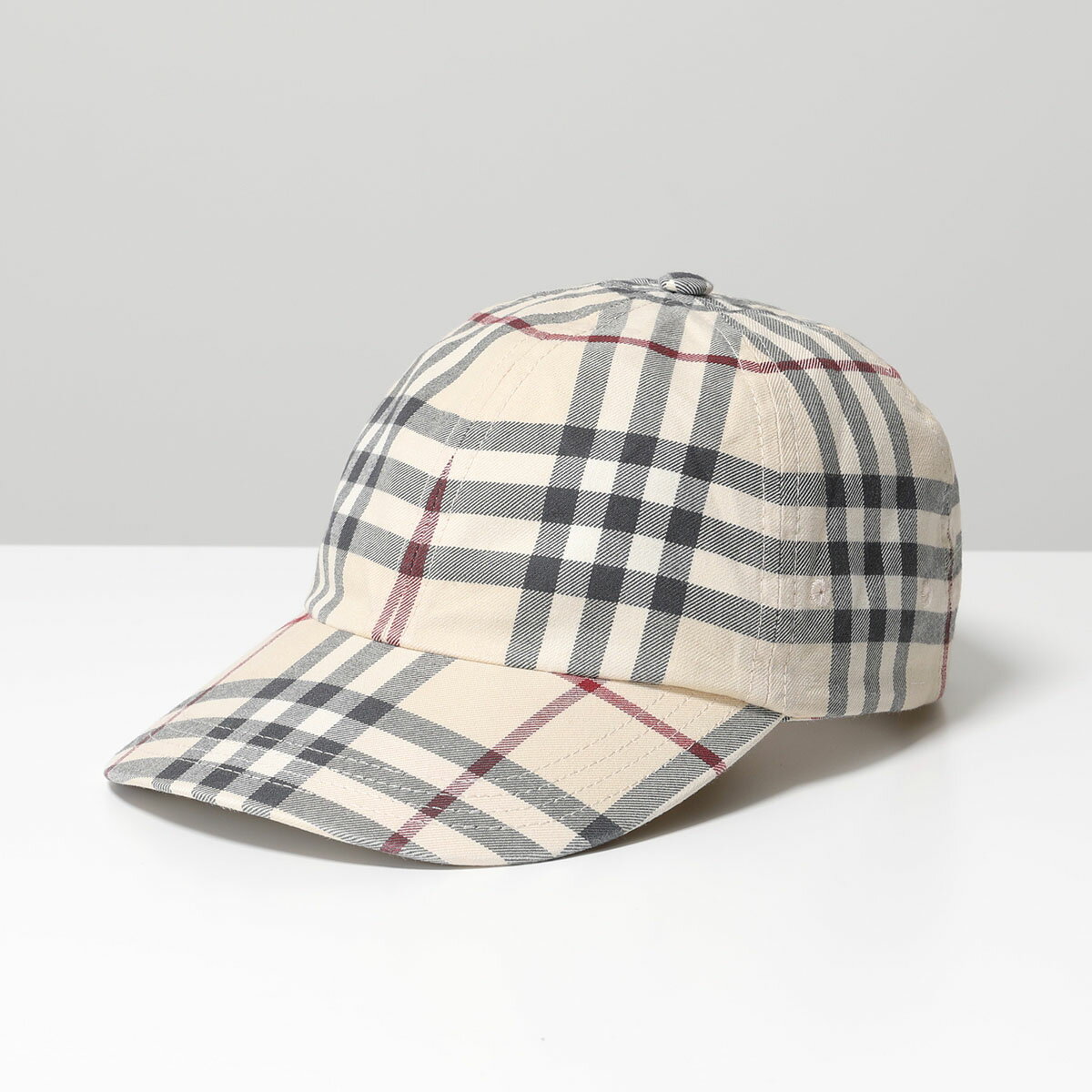 BURBERRY バーバリー ベースボールキャップ MH ARCHIVE CHECK 8073370 レディース コットン チェック 帽子 A1450/STONE【po_fifth】