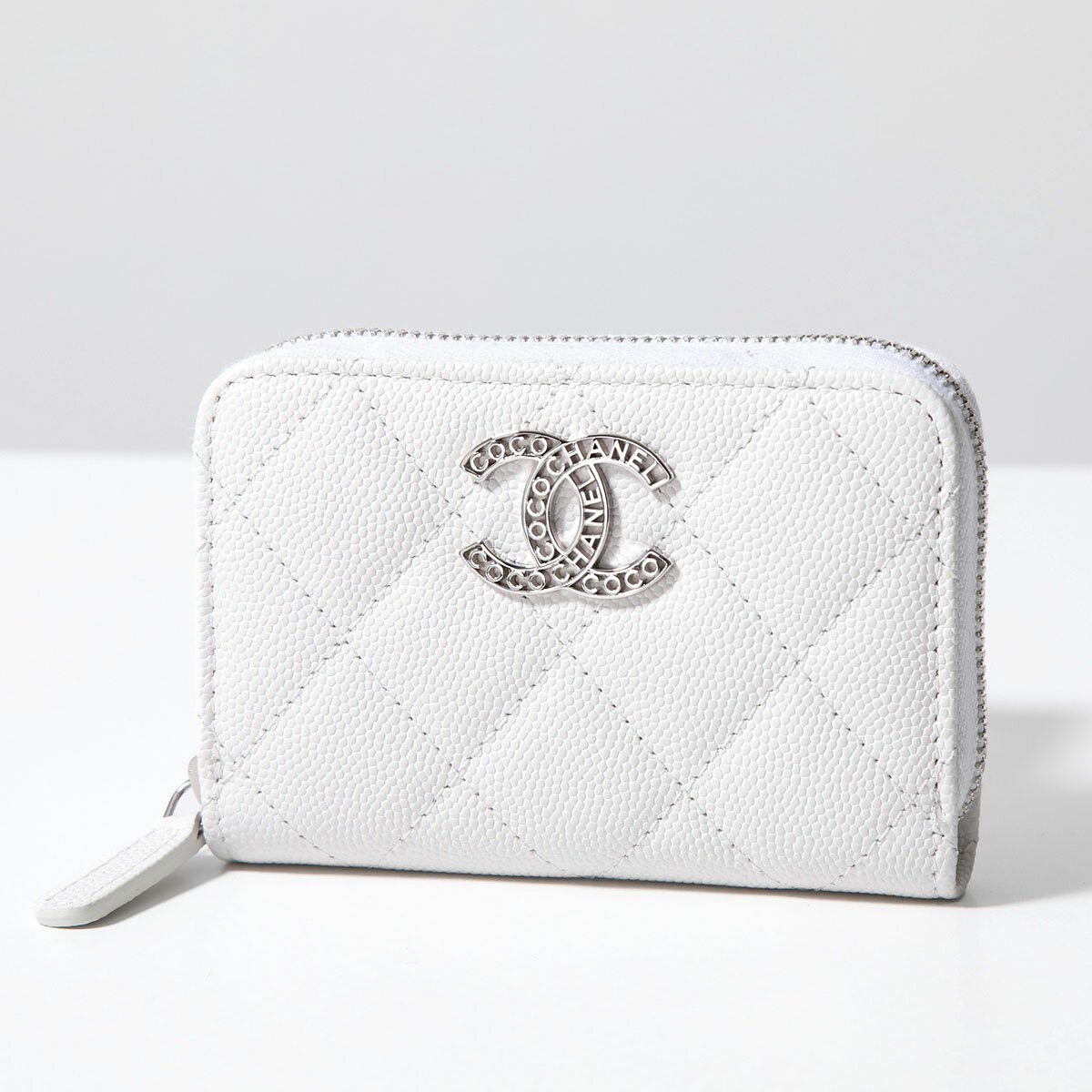 CHANEL シャネル コインケース MATELASSE マトラッセ AP3830 B15620 レディース キャビアスキン カードケース ミニ財布 ココマーク カラー2色 2