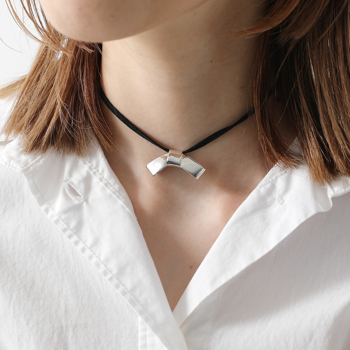 ANNIKA INEZ ˥ͥ ͥå쥹 Petite Cravat Necklace 616 PTE ǥ ܥ ڥ 硼 ꡼ silver925 С
