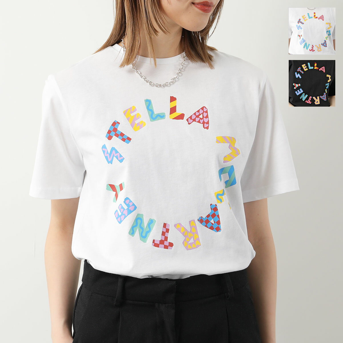 楽天インポートセレクト museeSTELLA McCARTNEY KIDS ステラマッカートニー キッズ 半袖 Tシャツ TU8B51 Z0434 レディース ガールズ クルーネック コットン ロゴ カラー2色