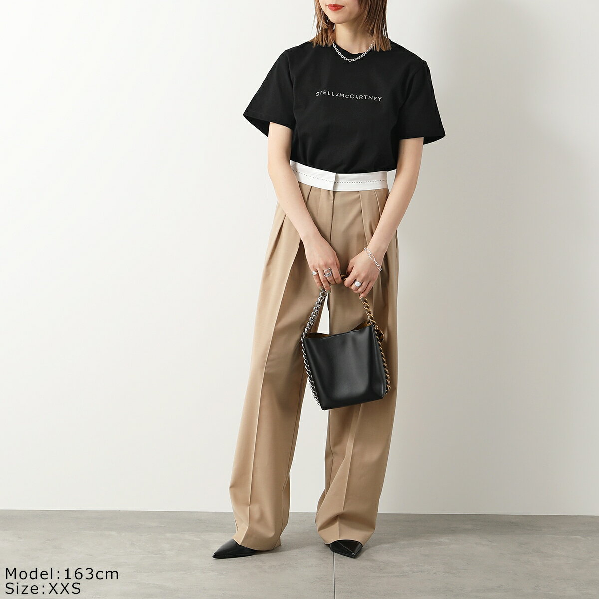【最大2万円OFFクーポン対象・4/29～5/1限定】STELLA McCARTNEY ステラマッカートニー Tシャツ 6J0158 3SPY51 レディース 半袖 クルーネック カットソー コットン ロゴT オーバーサイズ カラー2色