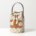 セリーヌ ハンドバッグ（レディース） CELINE セリーヌ ハンドバッグ Teen Drawstring ティーン ドローストリング 196532FRI.01BC レディース トリオンフ キャンバス×レザー 鞄 White