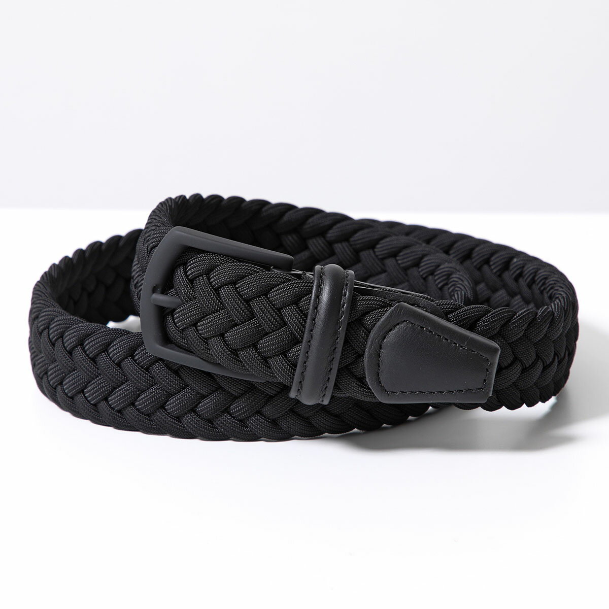 メッシュベルト Anderson's アンダーソンズ ベルト B0667 NE13 AF2620 68 PLAIN ELASTIC WOVEN BELT メンズ メッシュベルト N1