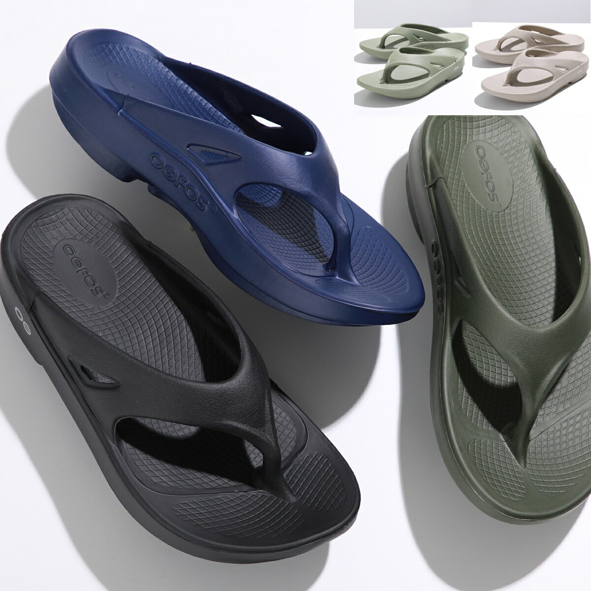 OOFOS ウーフォス リカバリーサンダル OOriginal 1000 thong メンズ トングサンダル ビーチサンダル ロゴ EVA 靴 カラー4色 【cp_three】のサムネイル