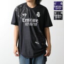 Y-3 ワイスリー Tシャツ REAL 4 JSY ジャージ IU0035 IN4275 メンズ 半袖 カットソー クルーネック REAL MADRIDコラボ フラワー ロゴ刺繍 カラー2色