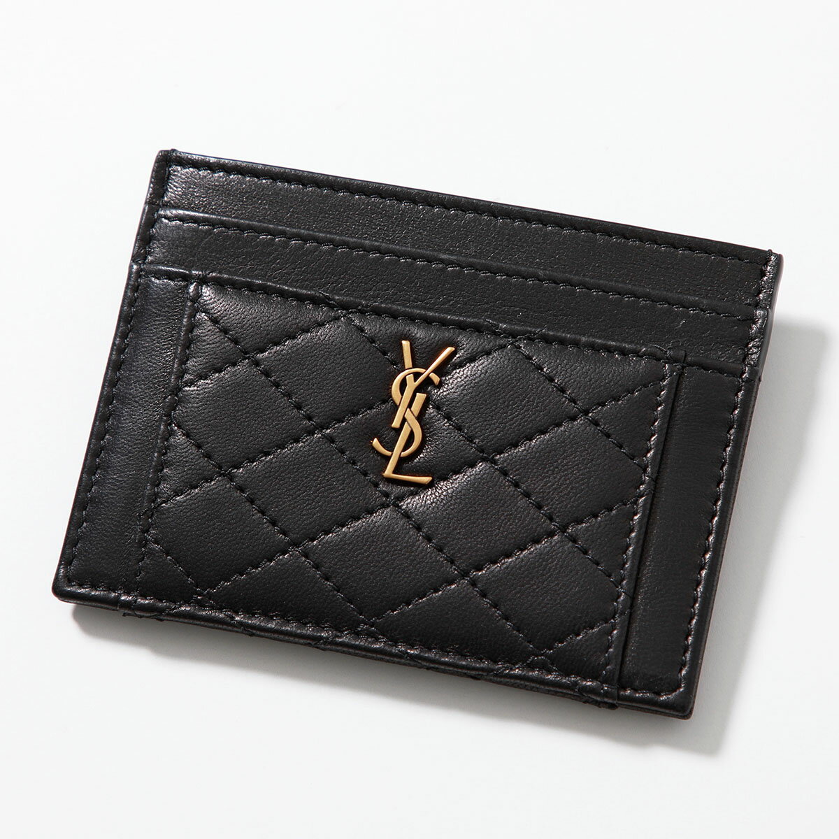 サンローラン 名刺入れ（レディース） SAINT LAURENT サンローラン カードケース 686668 1EL07 レディース 名刺入れ カサンドラロゴ パスケース レザー 1000/NERO【p5倍】