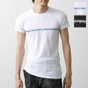 EMPORIO ARMANI エンポリオアルマーニ 半袖 Tシャツ 111035 4R729 メンズ ロゴ クルーネック ストレッチ カラー2色