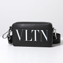 VALENTINO ヴァレンティノ XY2B0704 2Y2B0704 WJW VLTN レザー ショルダーバッグ ポシェット ボディバッグ 0NI/NERO 鞄 メンズ