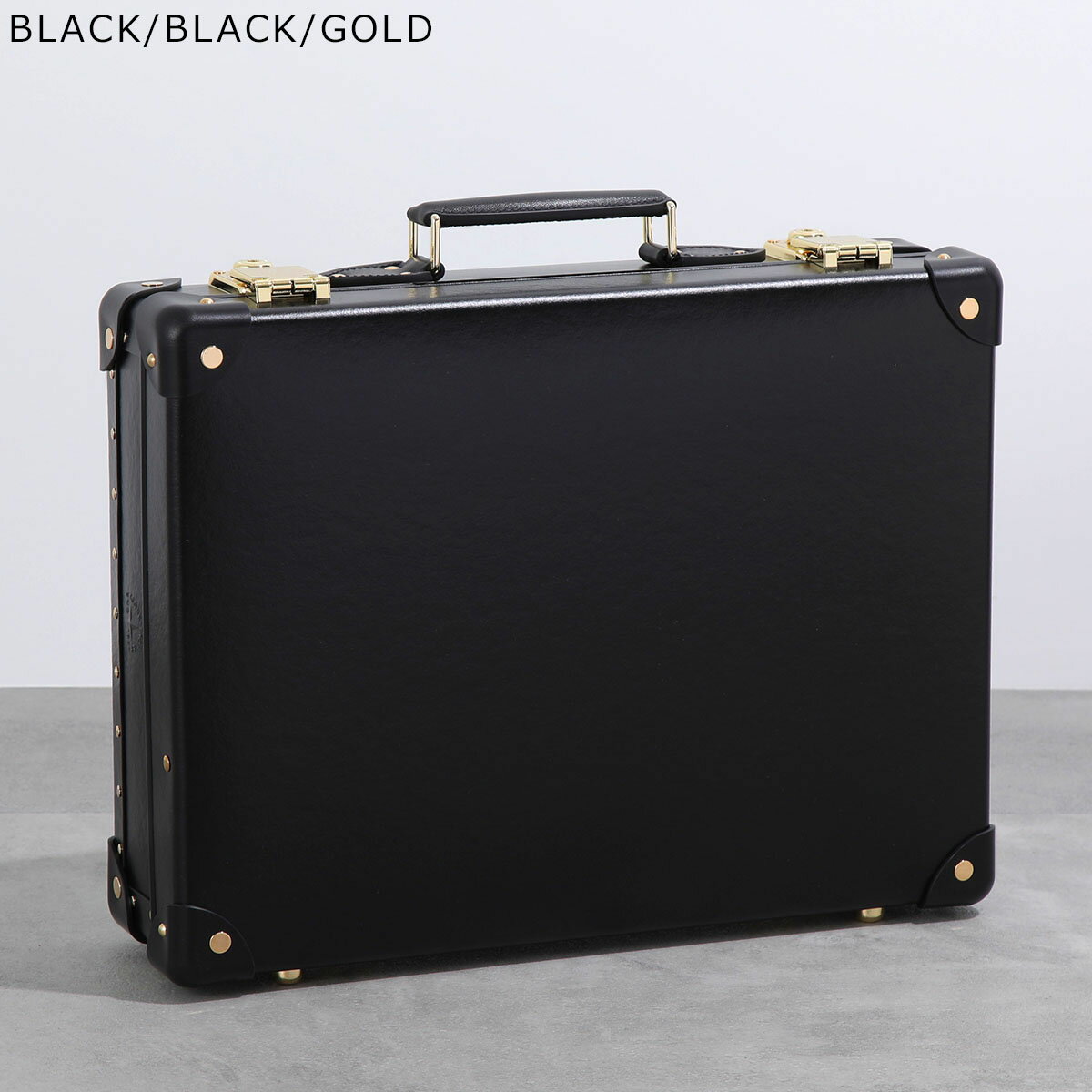 グローブトロッター 【訳あり】GLOBE TROTTER グローブトロッター アタッシュケース Centenary 16 Slim Attache センテナリー メンズ ビジネスバッグ トランク 鞄 BLACK/BLACK/GOLD