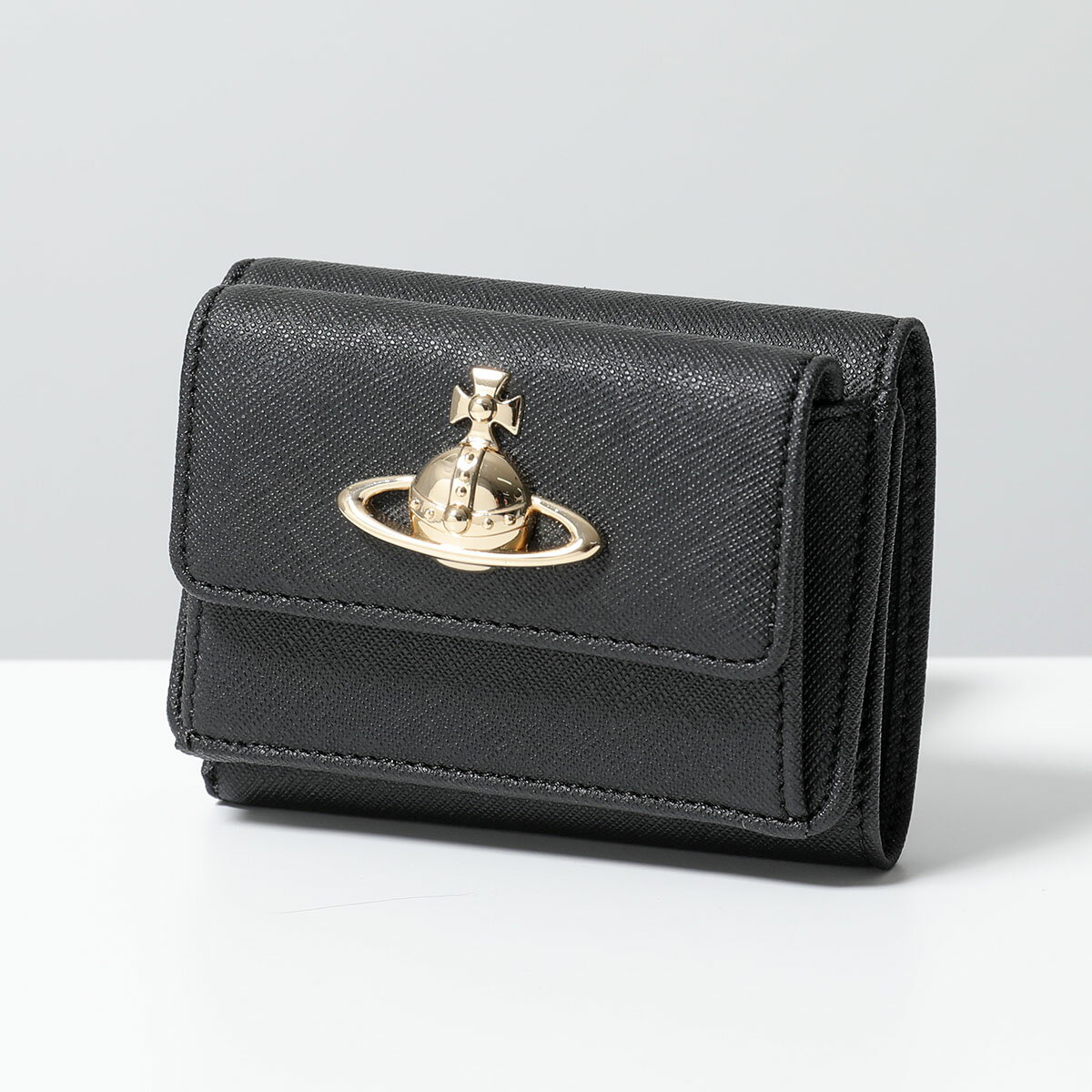Vivienne Westwood ヴィヴィアンウエストウッド 三つ折り財布 コンパクト財布 がま口財布 レディース SAFFIANO PLAIN  ブラック 5115002MW N402 BLACK : GINZA LoveLove - 通販 - Yahoo!ショッピング