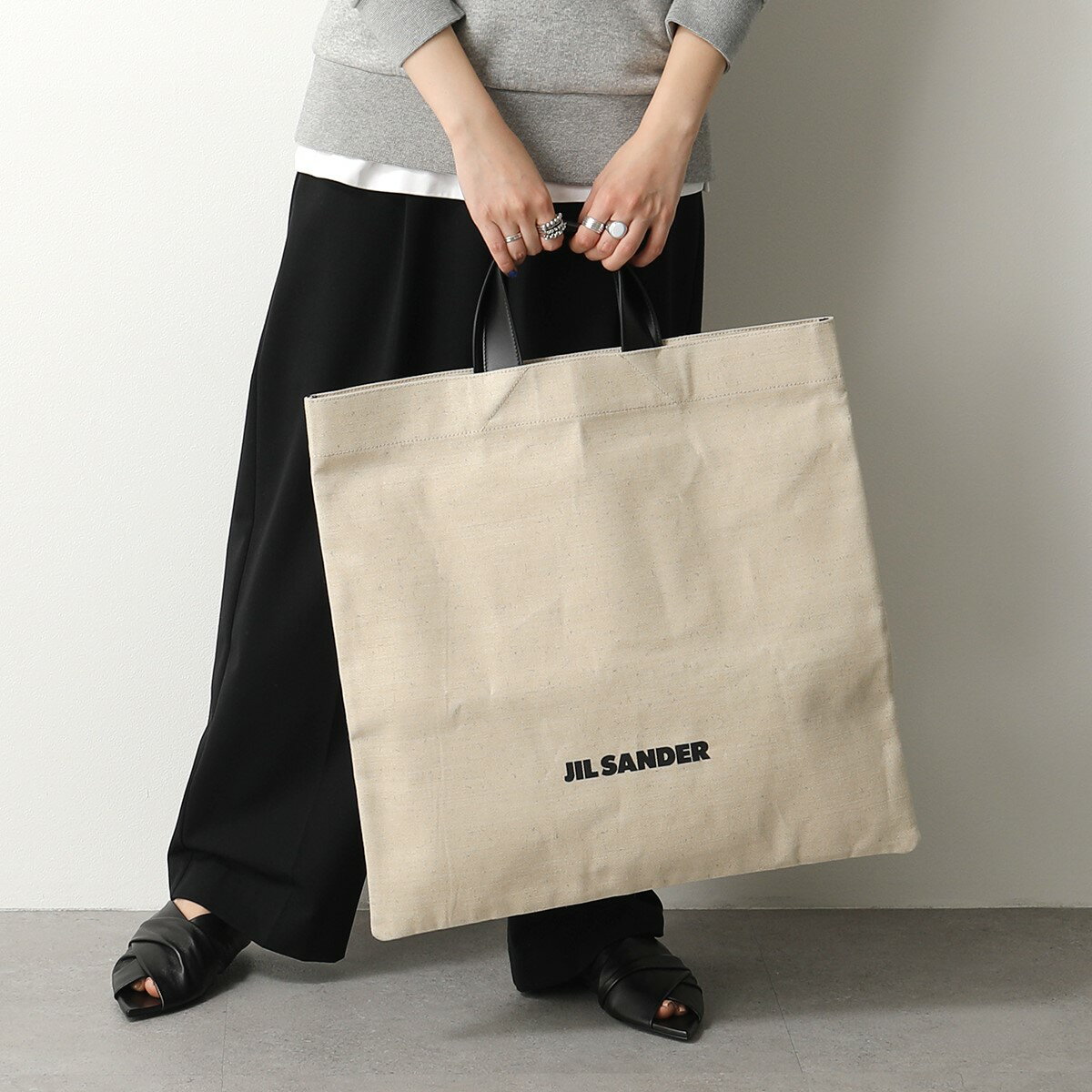 JIL SANDER WT_[ g[gobO BOOK TOTE SQUARE ubNg[g XNGA J07WC0008 P4917 fB[X S  102