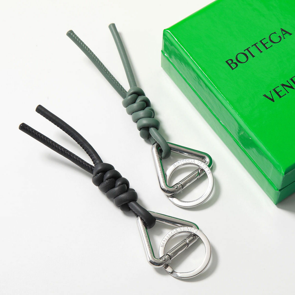 ボッテガヴェネタ BOTTEGA VENETA ボッテガヴェネタ キーリング 651052 V0050 メンズ レザー キーホルダー キーストラップ バッグチャーム カラー5色