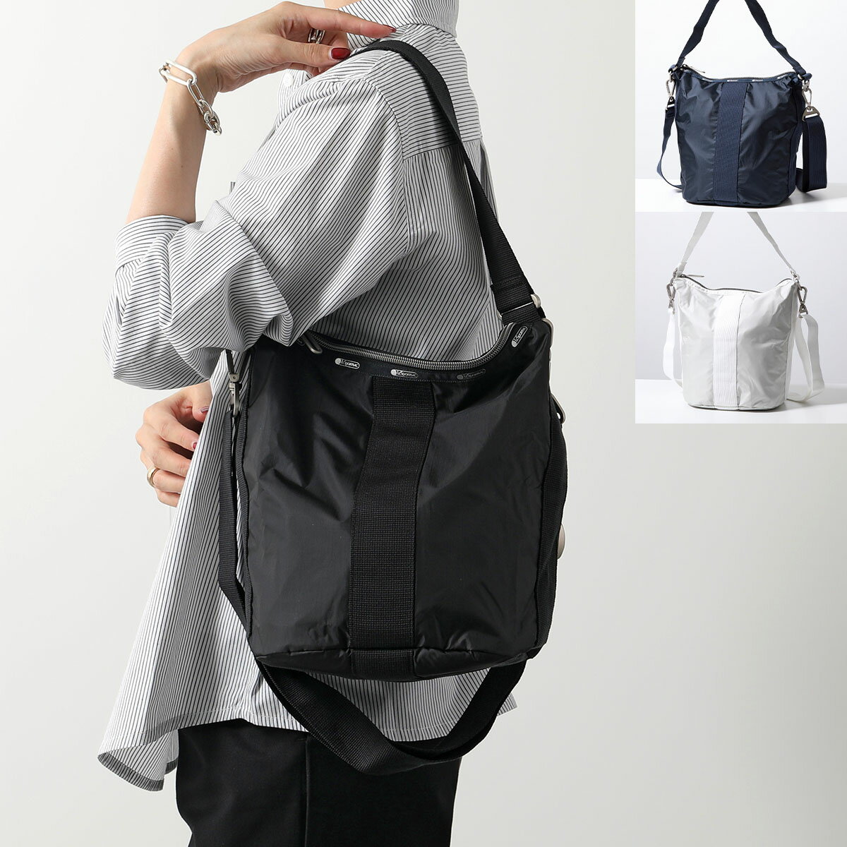 トートバッグ LeSportsac レスポートサック ショルダーバッグ CONV. MARKET HOBO ESSENTIAL 2280 レディース ナイロン トートバッグ 軽量 鞄 カラー3色