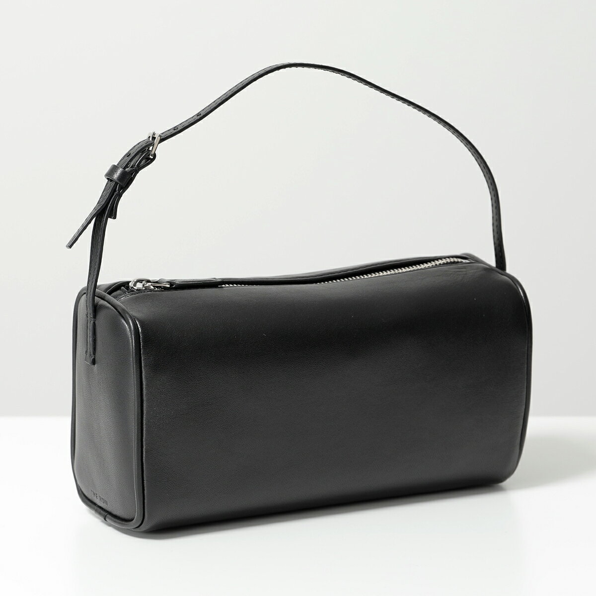 【7/20限定！2人に1人が当選！エントリーで最大100％ポイントバック】THE ROW ザ・ロウ ハンドバッグ 90's Bag W1281 L100 レディース バニティ レザー ミニバッグ ポーチ ロゴ 鞄 BLACK-PLD【po_sannn】のサムネイル