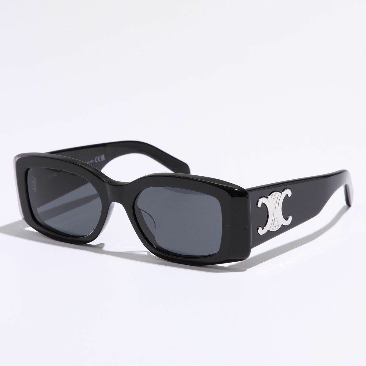 CELINE セリーヌ サングラス TRIOMPHE XL 01 CL40282U 4S282CPLB.38NO レディース スクエア型 トリオンフ アイウェア UVカット BLACKのサムネイル
