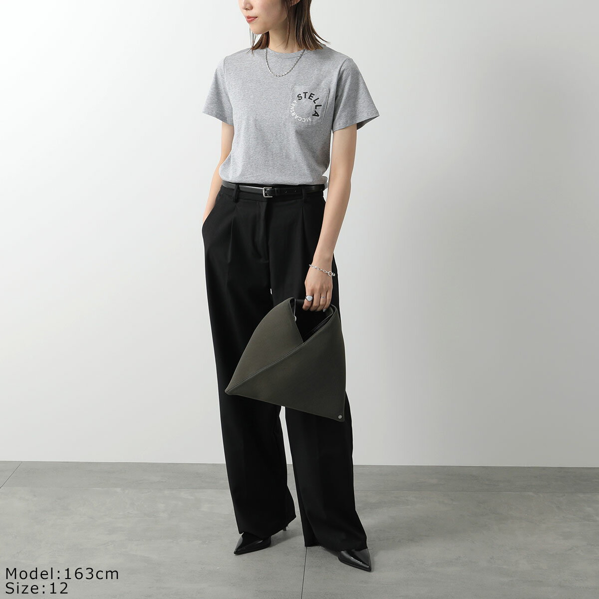 【最大2万円OFFクーポン対象・4/29～5/1限定】STELLA McCARTNEY KDS ステラマッカートニー キッズ Tシャツ TV8P51 Z0434 レディース ガールズ 半袖 カットソー ロゴT 胸ポケット 809