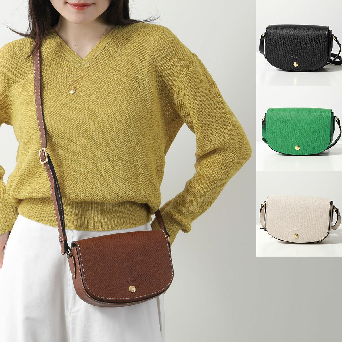 Longchamp ロンシャン ショルダーバッグ Epure エピュレ Crossbody bag S 10253 HYZ レディース クロスボディ レザー 鞄 カラー4色【po_sannn】【dc_kikaku】のサムネイル