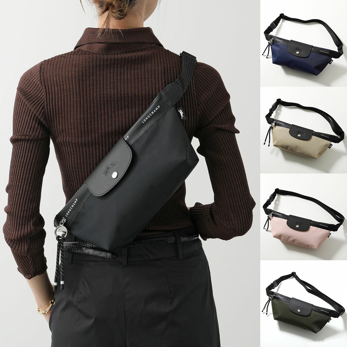 Longchamp ロンシャン ボディバッグ Le Pliage Energy Belt bag M ル プリアージュ エナジー 10256 HSR レディース ベルトバッグ ウエストポーチ 鞄 カラー4色のサムネイル