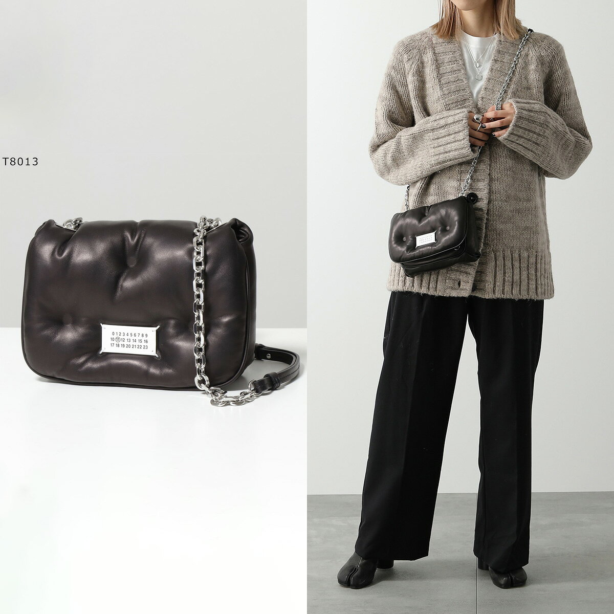 【最大2万円OFFクーポン対象・9/1限定】MAISON MARGIELA メゾンマルジェラ ショルダーバッグ Glam Slam グラムスラム SB1WG0019 P4300 レディース ソフトレザー クロスボディ 鞄 カラー4色 SB1WG0019P4300T8013 auc-marks-run-10464771 インポートセレクトmusee サンプル画像2