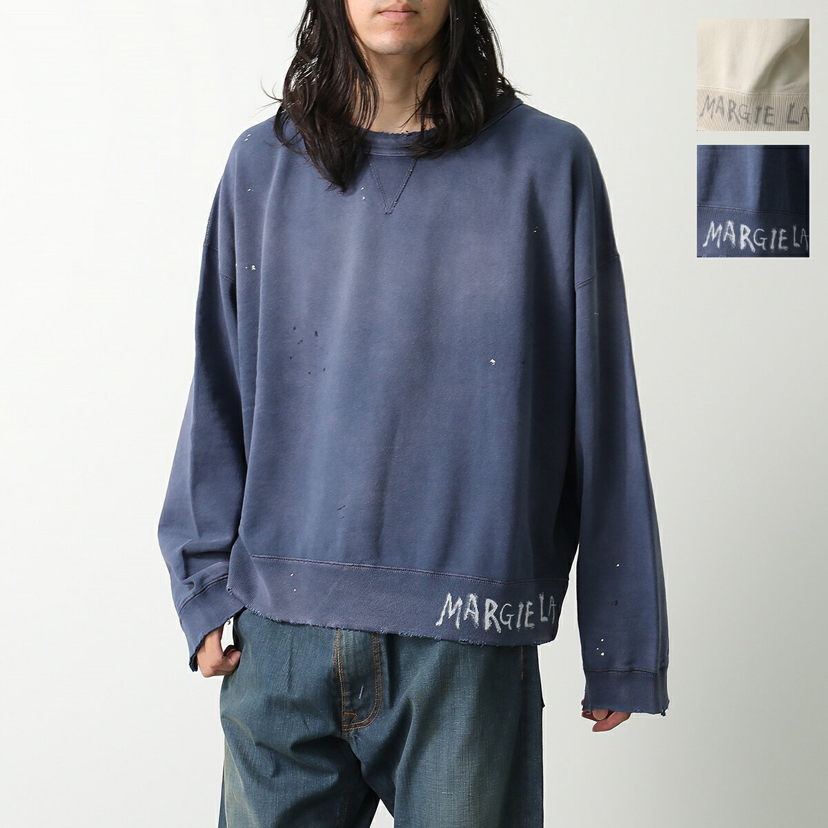 Maison Margiela マルジェラ 長袖カットソー 白 メンズS Maison Margiela(メゾンマルジェラ) ここのえ期長袖カットソー