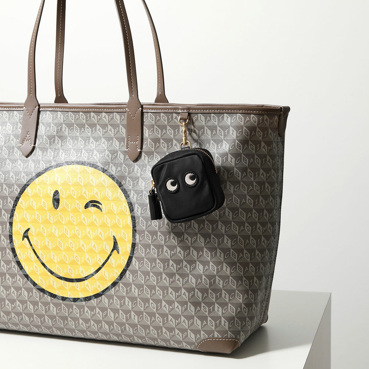 �ں���2����OFF�����ݥ��оݡ�4/4��4/5�����ANYA HINDMARCH ���˥�ϥ���ɥޡ��� ����ۥ󥱡��� ������ ����ۥ� �ݡ��� 193610 ��ǥ����� �ʥ����� �������ݥå� �����ݥå� BLACK 5050925193610 ��dc_kikaku��