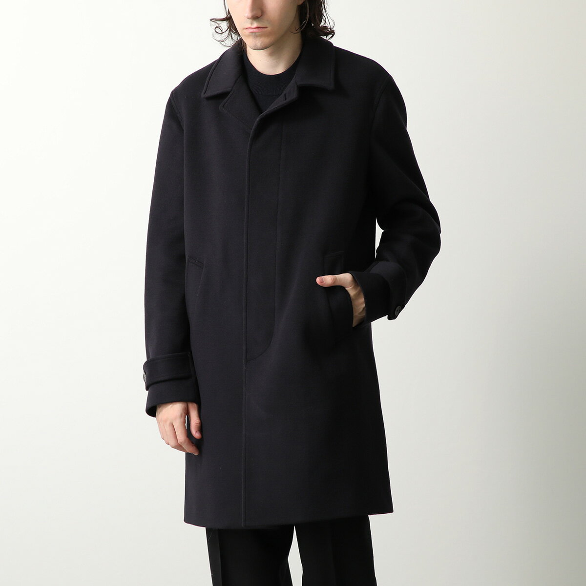 楽天市場】lardini ラルディーニ ステンカラーコートの通販